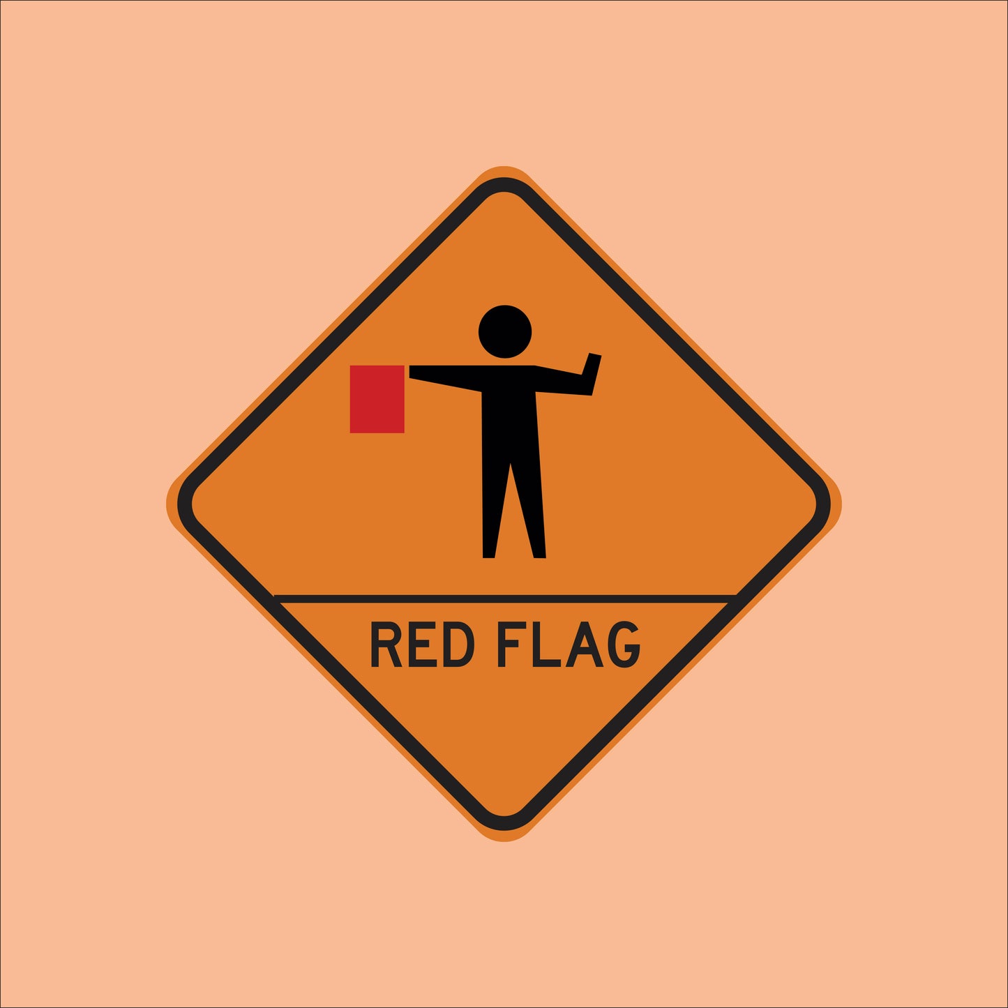 Značka "Red flag" US verze