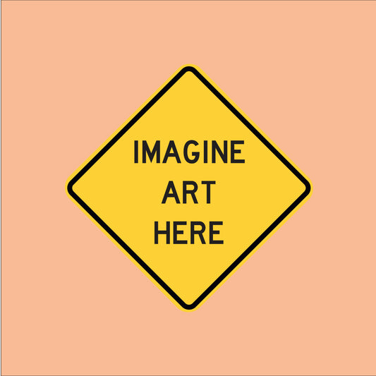 Značka "Imagine art here"